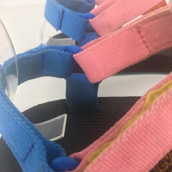 TEVA ORIGINAL UNIVERSAL MULTI COLORED SANDALS 90s VIBES WOMENS SIZE 8 - Picture 9 of 16